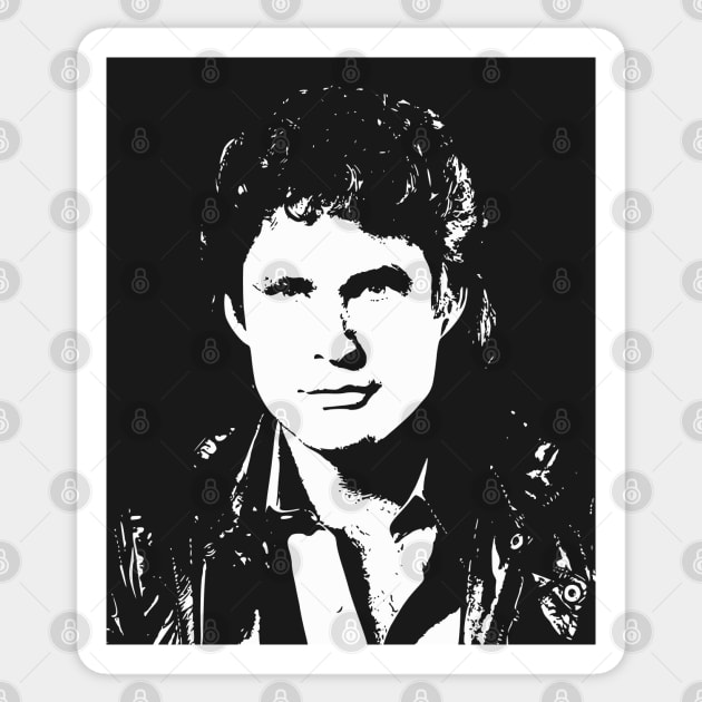 The Hoff Sticker by Nerd_art